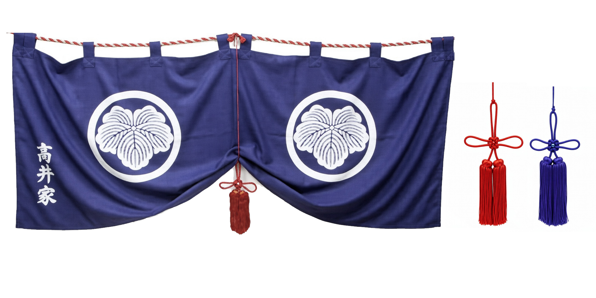 玄関幕、門幕、神社幕の商品見本