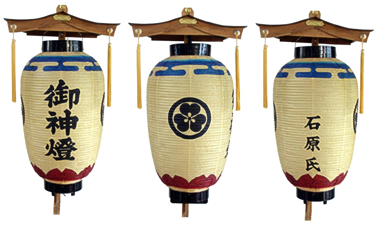 金沢型提灯（桜雲入り）和紙